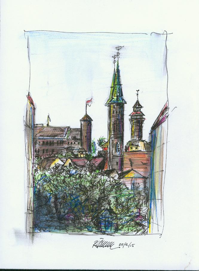 Blick auf St. Lorenz